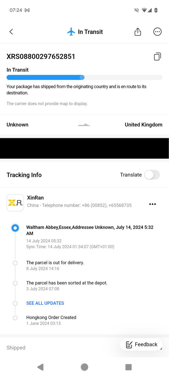 liamdawson9's tweet photo. @17TRACK Hi there, it's now 44 days since my delivery has been in transit, and now I have a new update.... Could you tell me where my package is being kept? At this stage, I'm happy to come and pick it up? Please feel free to DM me/ email me to go through next steps

Thanks https://t.co/im1o2zQkqS