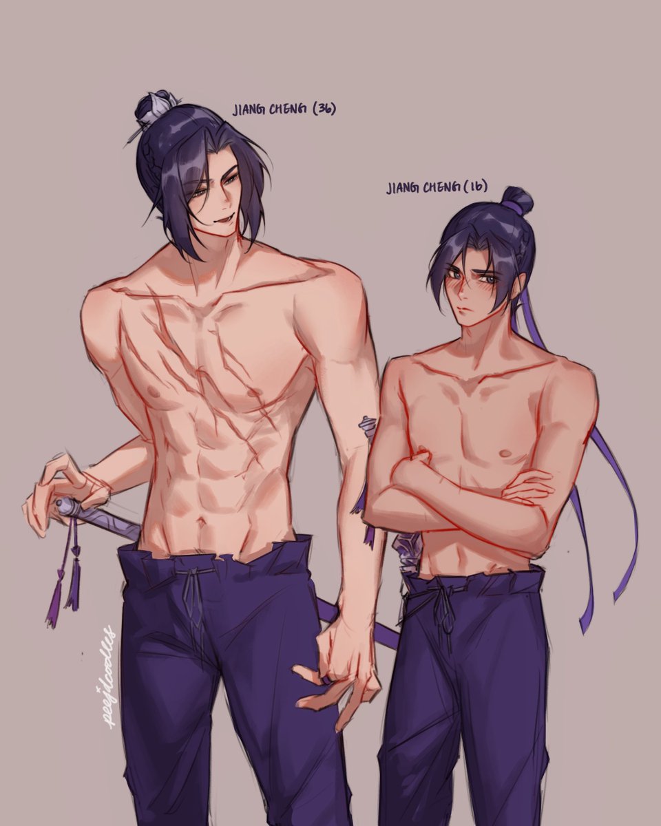pre vs post-time skip jiang cheng #mdzs #魔道祖师 #마도조사