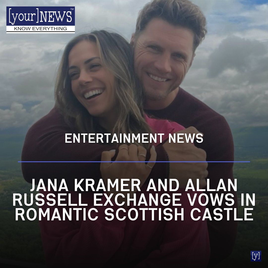 SamAnthony56238's tweet photo. Jana Kramer and Allan Russell Exchange Vows in Romantic Scottish Castle
#janakramer #allanrussell #yournewsmedia #yournews

https://t.co/D4AH5InBU7 https://t.co/0XZDTzZdd7