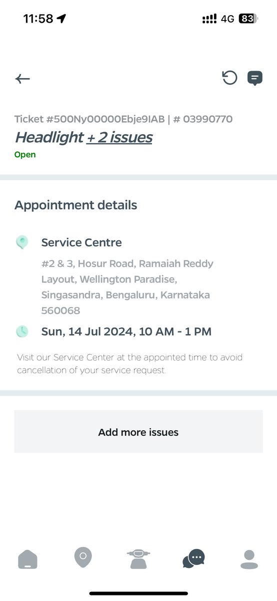rahulkojane's tweet photo. @ola_supports @OlaElectric 

After multiple try got appointment from service and when I reached to the service station no one there to support. What kind of service it is. Please have a look . https://t.co/aewDTIPNsI