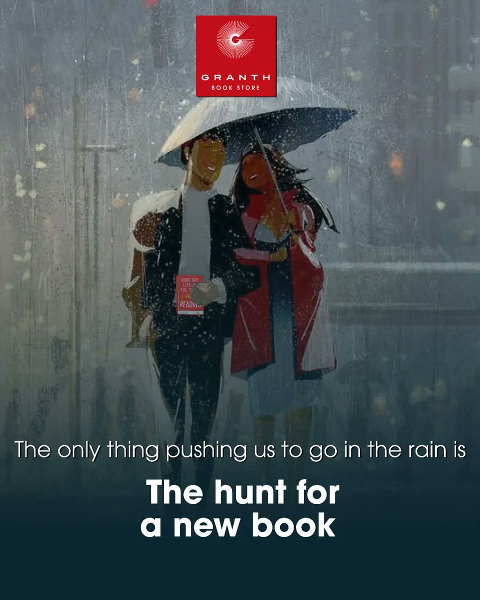 Nothing can stop a reader from conquering their mission of getting a book that is a good read- and especially in the monsoons? 🌧️🌧️

We readers can’t waste a single day of this gloomy and pleasant seasons.✨