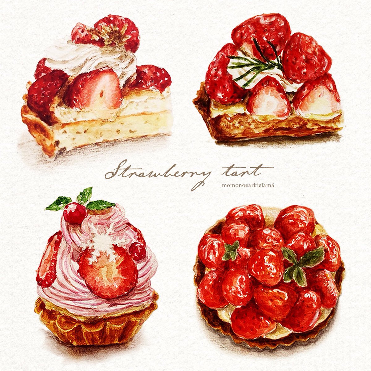 pantotart's tweet photo. 美味しいものを描くのが好きです🍓🍓🍓
 #作風が気に入ったらフォローしてください https://t.co/O3nOuo3aHu