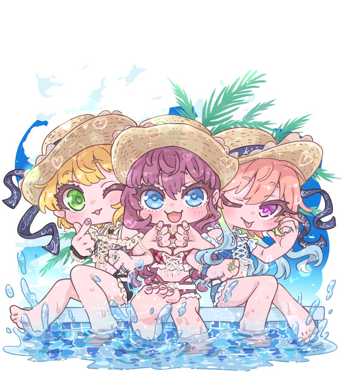 「SUMMERやねん」|うめね🍼skeb再開のイラスト