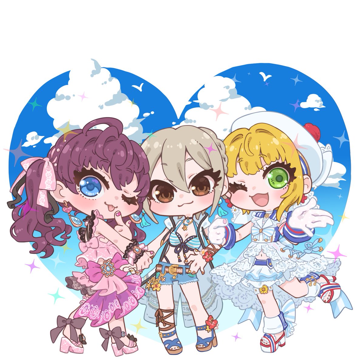 「SUMMERやねん」|うめね🍼skeb再開のイラスト