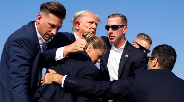 It’s crazy how a 5.56 round will explode a violent communist pedophile’s arm while barely making a dent in Donald Trump’s ear. It truly is God’s chosen caliber, discerning velocity and cavitation through His will.