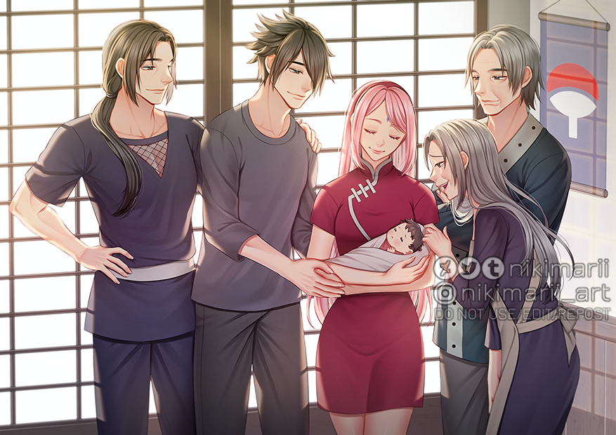 nikimarii's tweet photo. SSM Day 20: Non-Massacre AU

#sasusaku #サスサク #ssmonth24 https://t.co/5mGuY2KwZK