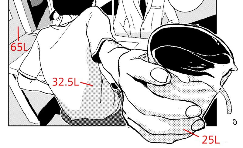 #兎が二匹裏話 #兎が二匹
トーンは対象からの距離で線数(ドットの荒さ)を決めました。  距離を近く表現したいものは線数が小さい(粗い)トーン。 遠く表現したいものは線数が大きい(細かい)トーン。
一定のルールでトーンの粗さに差をつけることで遠近を出します。 