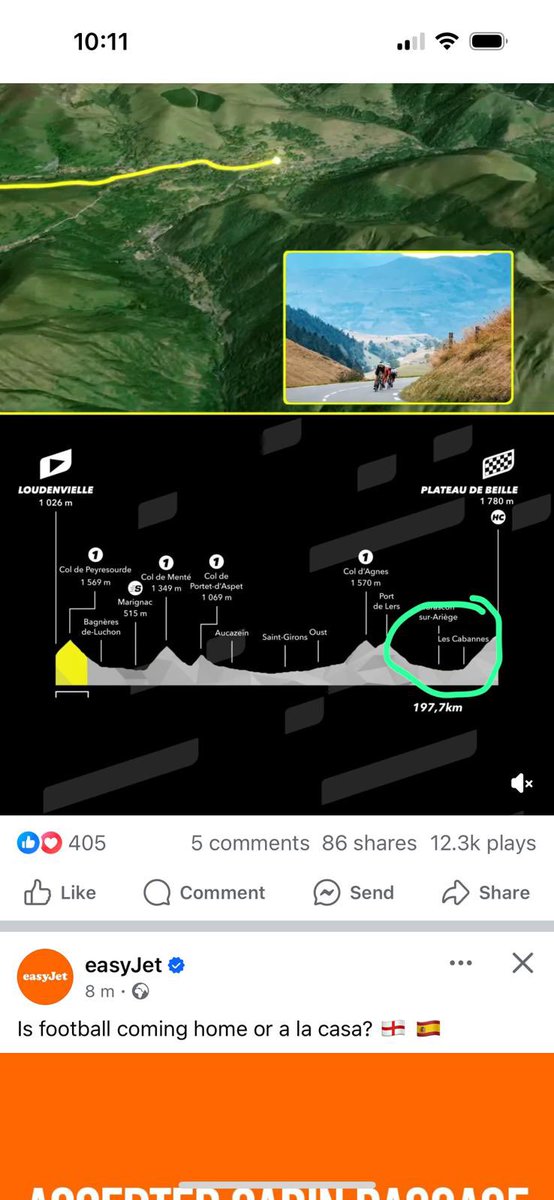 Don’t want any crashes today lads, respect the road and the area #TDF2024