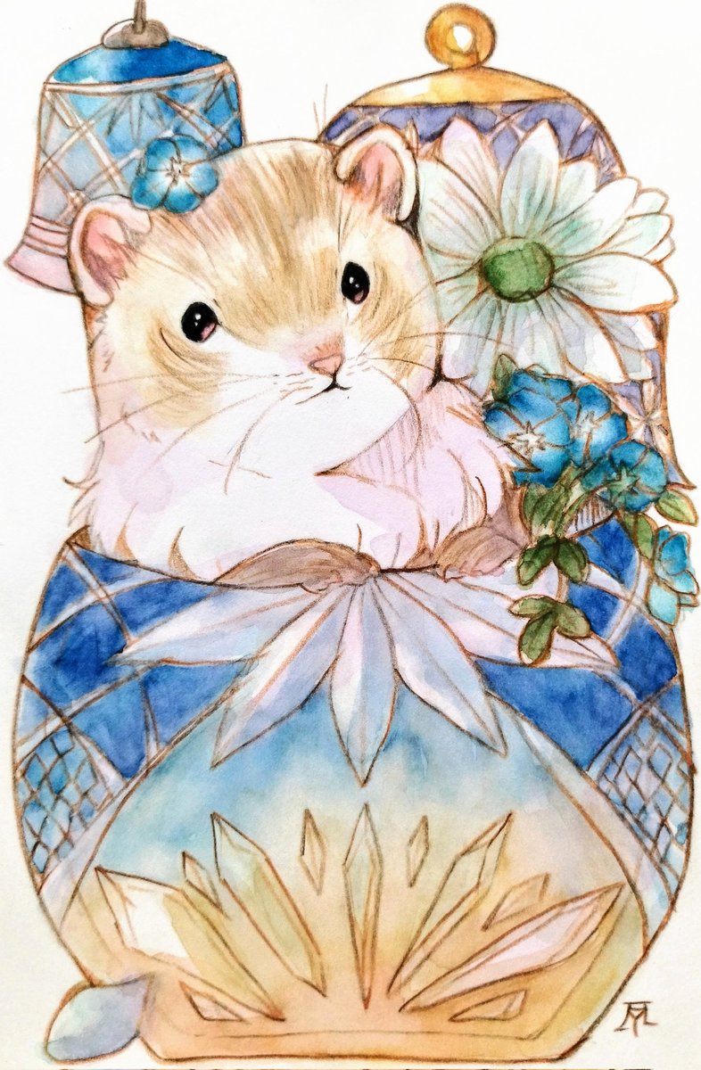i_05tatci20's tweet photo. 透明水彩×フェレットです|ω･`)ｺｯｿﾘ
#三連休はフォロワーさんが増えるらしい https://t.co/vFdbA2UuRm