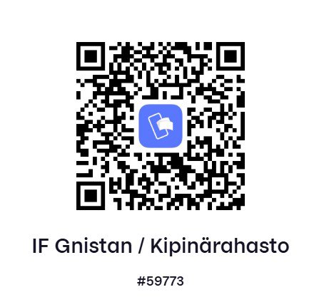 1. Lahjoitus Kipinärahastoon. Voit tehdä lahjoituksen tilinsiirtona tilinumeroon FI53 1347 3000 4135 87 tai lahjoittaa MobilePayn kautta. MobilePayssa voit lahjoittaa skannaamalla postauksesta löytyvän QR-koodin tai kirjoittamalla sovelluksessa tekstikenttään "59773". (2/5)