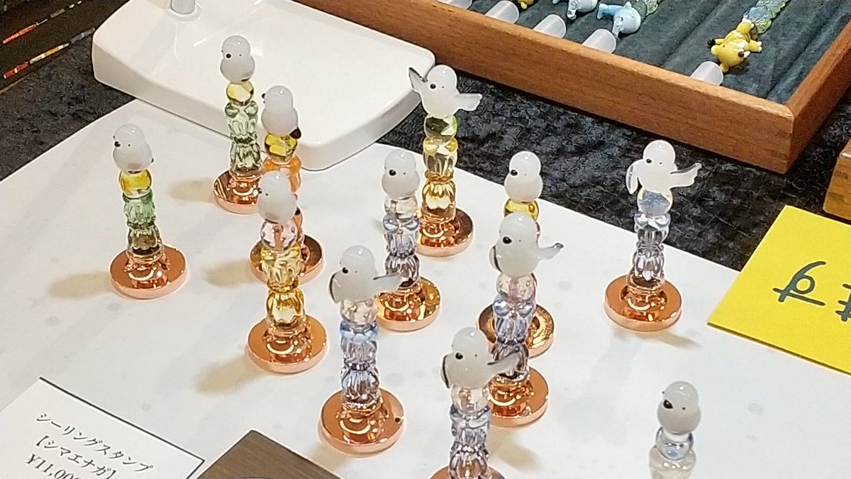 パラグラスさんの販売会絶賛開催中！！シーリングスタンプの在庫は