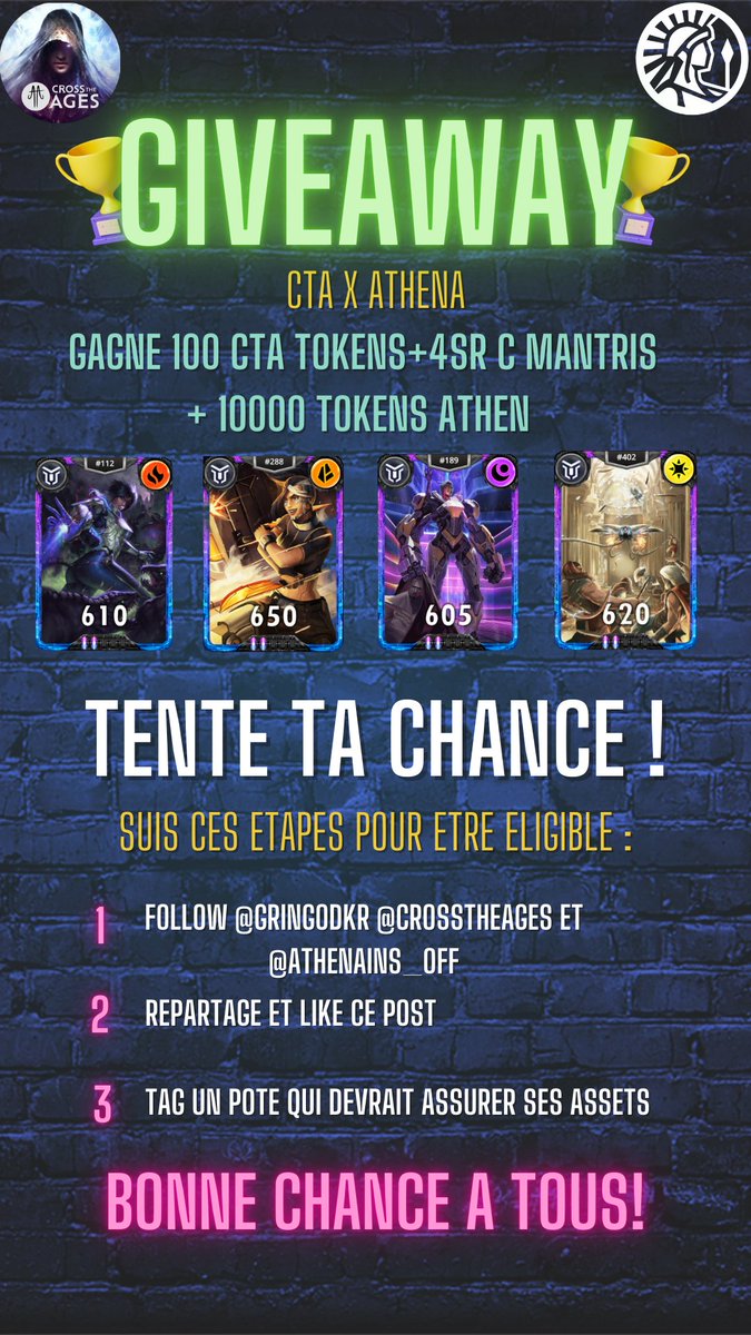 GringoDkr's tweet photo. Aujourd'hui c'est mon anniversaire et pour l'occasion j'ai encore plus envie de vous régaler que d'habitude. 
Enorme GIVEAWAY en partenariat avec @Athenains_off ! 
Pour participer : 
1) Follow @GringoDkr @CrossTheAges  et @Athenains_off ✅
2) Repartage et like ce post 🔃❤️
3) Tag un pote qui devrait assurer ses assets 😁
TAS : Dimanche 21 juillet