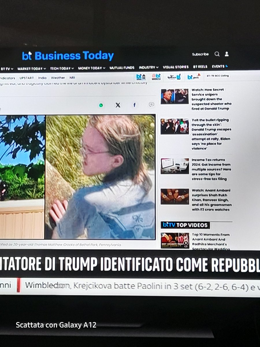 homepiemonte's tweet photo. Assurdo e incredibile come fa un ragazzo di 20 anni (attentatore ) a dotarsi legalmente di un fucile d'assalto e sparare alla gente e a un ex presidente. #Trump https://t.co/nwKxjIBJYn