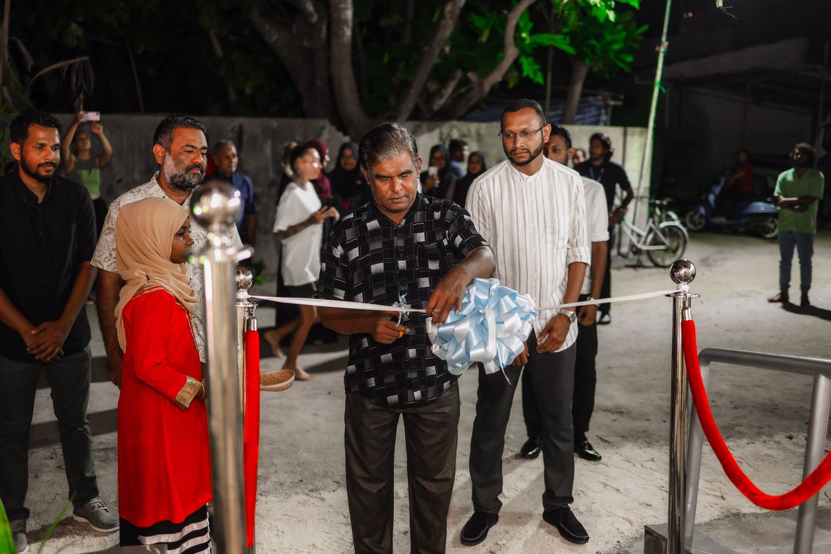 Authentic_MV's tweet photo. Celebrating a milestone as we open our new outlet in AA. Thoddoo! This vibrant island is one of the most trending tourist destinations, making it a must-visit spot for anyone looking to explore the true essence of the Maldives. https://t.co/sQtiQw235C