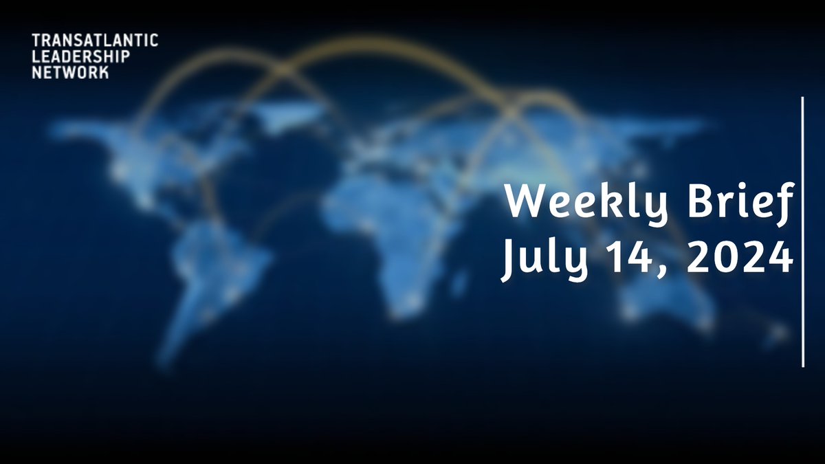 TLN_DC's tweet image. TLN Weekly Brief 07/14/24 - mailchi.mp/transatlantic.…

To subscribe, please visit us at transatlantic.org

#WeeklyBrief #Transatlantic #Current #News #latest #global #US #Europe #NATO
