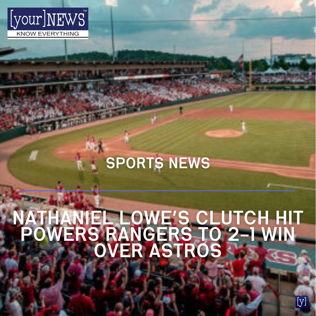 SamAnthony56238's tweet photo. Nathaniel Lowe’s Clutch Hit Powers Rangers to 2-1 Win Over Astros
.
.
.
#ranger #astros

#yournews #yournewsmediagroup #nicoventures #sportsnews #beauty #nationalnews

https://t.co/IlTSl27DIi https://t.co/VIZFsAtvPF