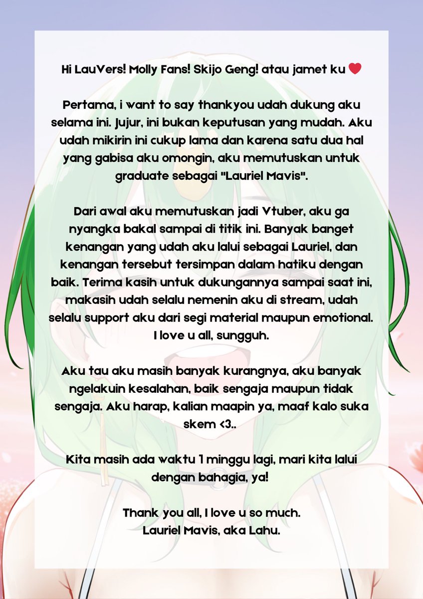 Love u all 💚