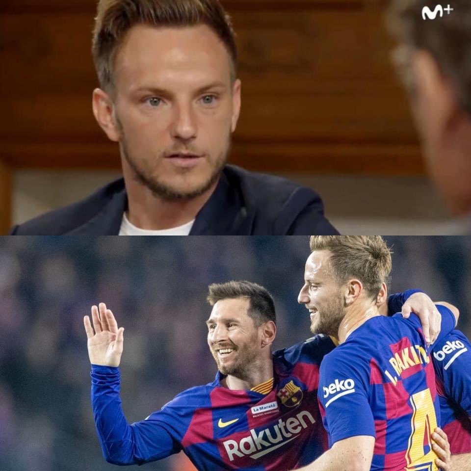 MessiFCWorld's tweet photo. Ivan Rakitic 🗣️: "Messi in 2019, when he promised the Barcelona fans the Champions League, was completely different from the year before. He was training a lot. Before any match, he would motivate us to win and say, “This year we will win the Champions League.” 

“He was giving an extraordinary effort in every match in the Champions League, and we were helping him, but unfortunately We lost at Anfield. I did not see Messi broken and crying until I saw him at Anfield. He felt guilty and said he broke his promise with the Barcelona fans because he respected them and loved them very much"💙♥️