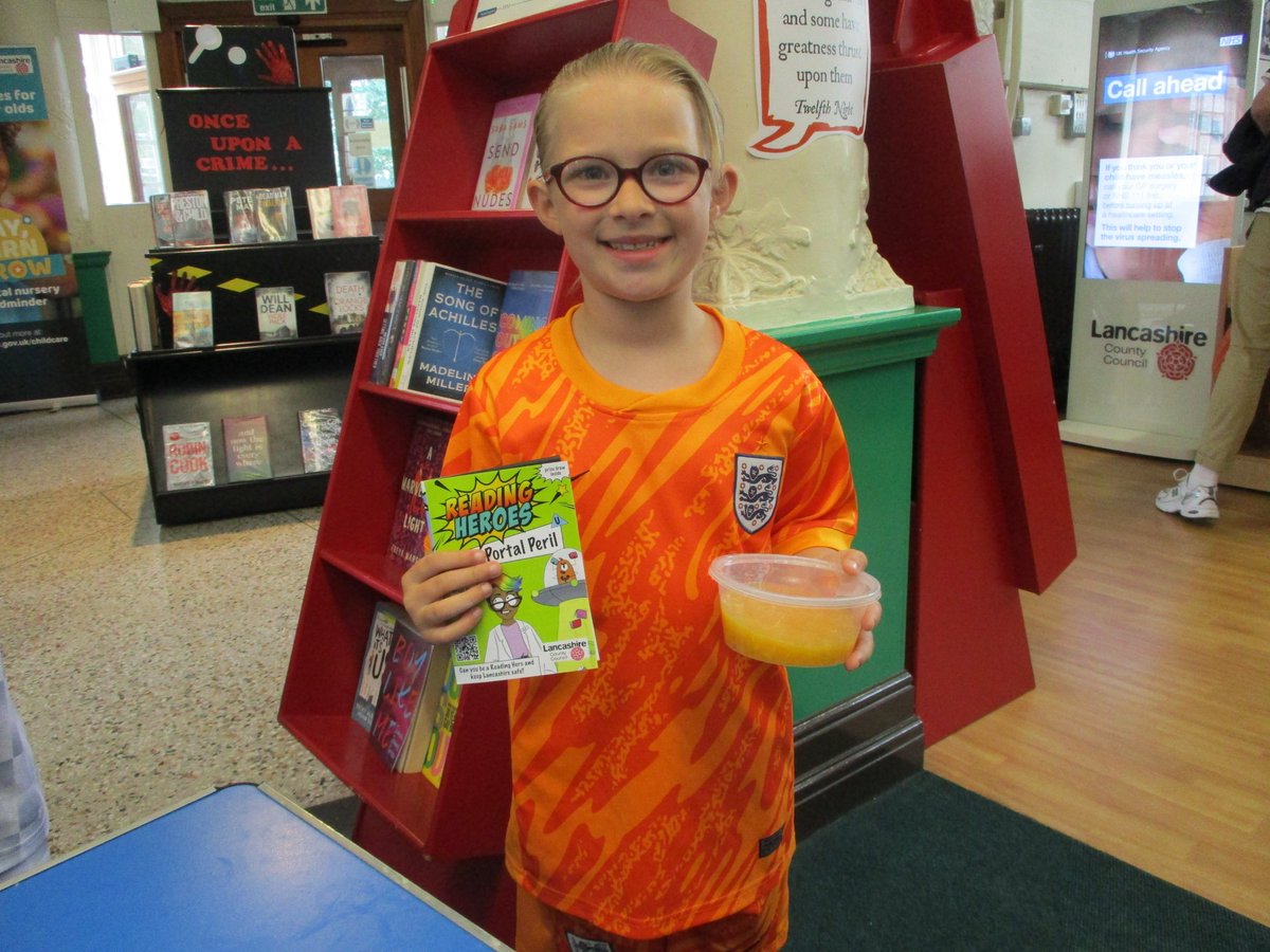 LancsLibraries's tweet image. 😃We had a great time at #RawtenstallLibrary making slime for the launch of our 2024 Reading Heroes reading challenge.
🦸We need you Reading Heroes! 
Come to the library sign up and be involved in lots of fun events.
Find out more lancashire.gov.uk/libraries-and-…
#LancsReadingHeroes