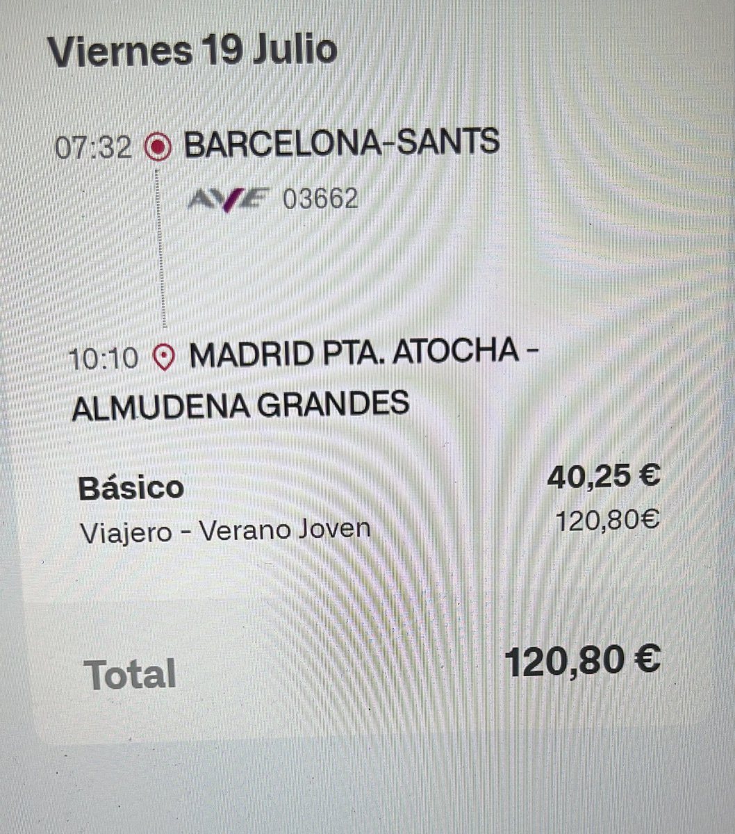 lpaw_'s tweet photo. Gracias por el descuentazo del verano joven @Renfe https://t.co/439qmuNtRx