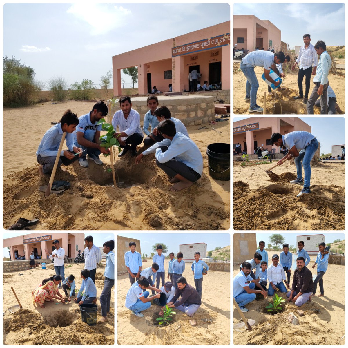 SurendraGodaraa's tweet photo. आपणी स्कूल मे पौधारोपण 🌳🌲
हरियालो राजस्थान 🌏
@SurendraGodaraa 
@Ronak_choudhry 
@JATbera1 
@Sarkari_master9 https://t.co/oDmAb3DPMX