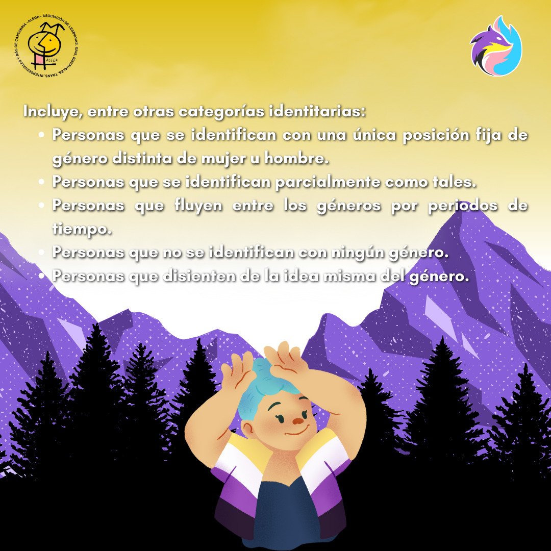 llar_alega's tweet photo. 📒 Ten cerca tu guía no binaria este 14 de julio.
Puede que, para algunas personas, el género no binario les parezca algo confuso de primeras
Aquí relatamos una breve respuesta a las dudas más comunes sobre las identidades no binarias.
#NoBinarie #Alega #LlarAlega #14J https://t.co/c5jWmaIKZa