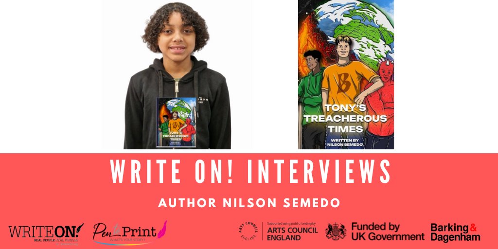 Pen_to_Print's tweet photo. #WriteOnInterviews Author Nilson Semedo https://t.co/hEQVpBDxoy
“To the aspiring writers out there I think you can do anything you want.”
Write On! https://t.co/O4Fd5a2Nij
Write On! Audio https://t.co/abWw10gfvq https://t.co/DrzSOLvOZ1