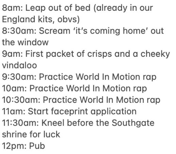 AldiUK's tweet photo. Euro’s final morning routine sorted #EURO2024 #ESPENG https://t.co/fhMcTUkcqO