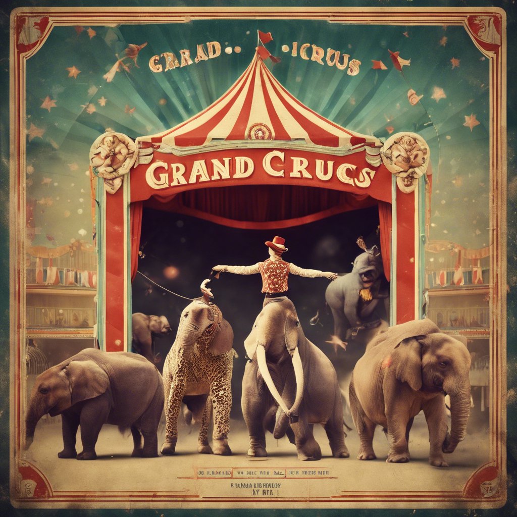 PicassoAIArtG's tweet photo. Step back in time with a vintage circus poster! Our Text to Image tool brings the magic of old-time circuses to life. 🎪✨ 

What can you create today? 

#AI #Art #PicassoAIArt #TextToImage #VintageArt #CircusMagic https://t.co/vOUMEkrJCx