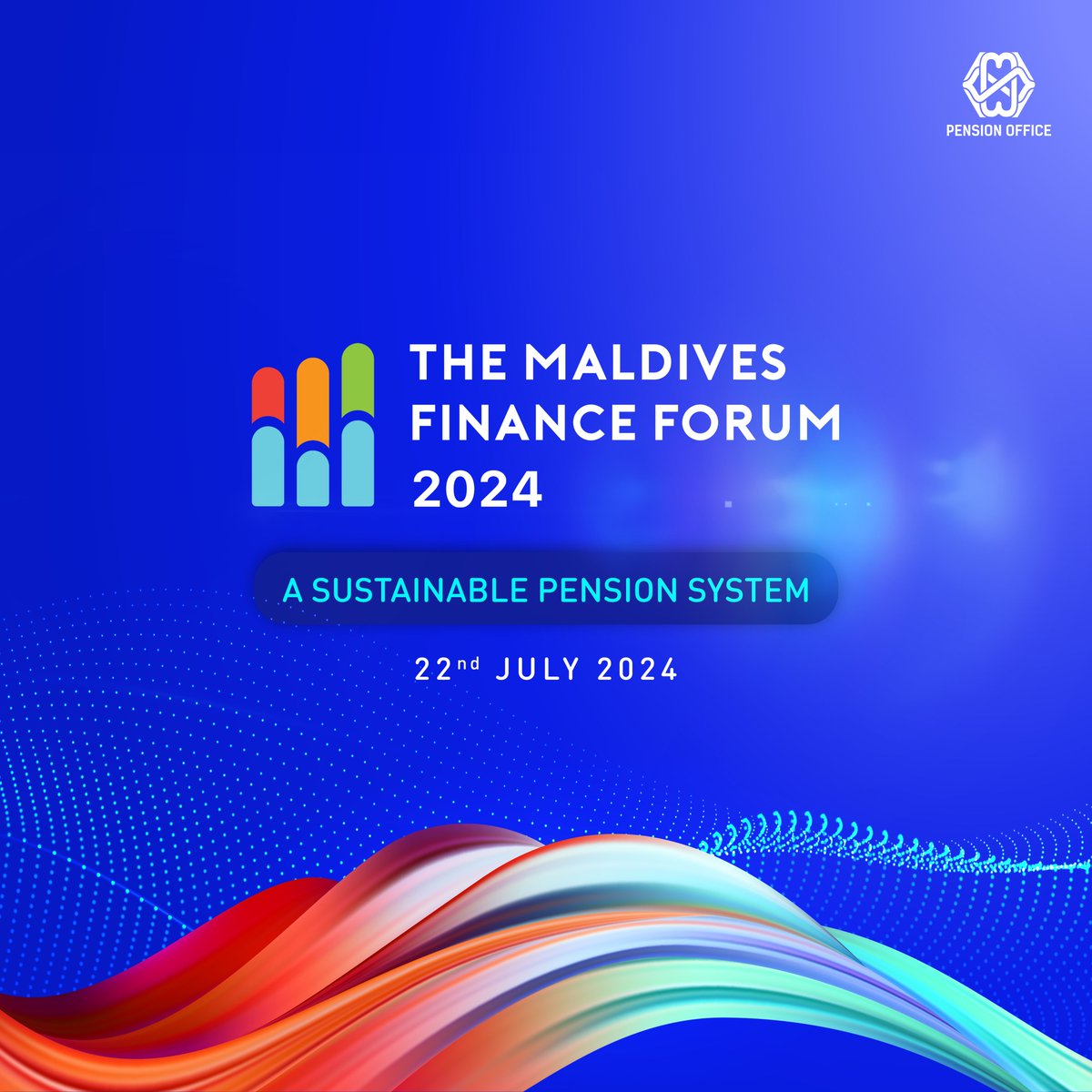 PensionOffice's tweet photo. The Maldives Finance Forum 2024 is set to take place on 22nd July.  

The topic for this year’s forum is "A Sustainable Pension System", and will bring together finance and social security experts to share insights and discuss key issues.  

#FinanceForumMV https://t.co/V9gCrpeTbj
