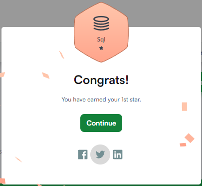 AkhileshGa64121's tweet image. Started with #10DaysofSQL

DAY 1 - Basics query and where clause
👉 Studied some theory about database
👉 Solved some easy questions on Hackerranck

#Letsgrowtogether 
Ps. If you are interested let&apos;s connect