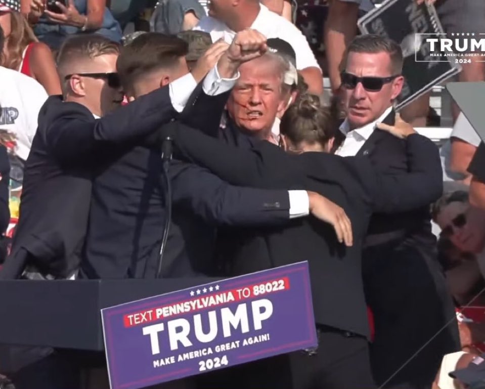 2 impeachments
4 arrests
91 criminal charges
1 assassination attempt

He survived them all, strong and defiant! 🇺🇲