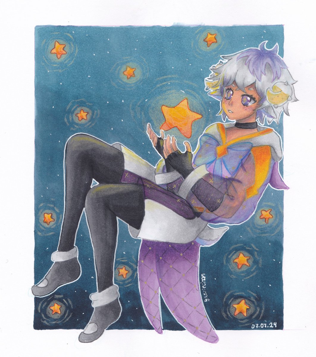 Yassiechan's tweet photo. And the second entry for the Artfight. π€
another OC that I found so incredibly cute and that I really enjoyed, even though I had a few problems with the maybe transparent material at the beginning. π
#traditionalartist #copicmarkers #copicartist #artfight2024 #artfight https://t.co/6fcZkEWs3z