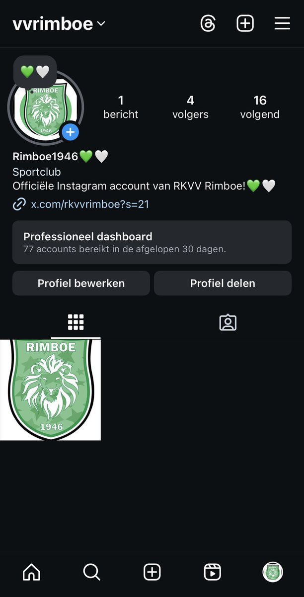 RKVVRimboe's tweet photo. Vanaf nu hebben wij ook een Instagram account. Dus vergeet niet ons te volgen natuurlijk💚🤍 https://t.co/UfwKJhzWMd