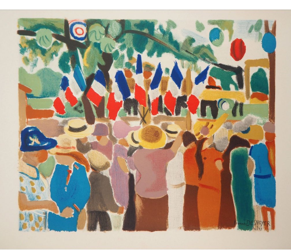 senateurJGM's tweet photo. #14juillet🇫🇷 Le célèbre peintre François Denoyer (1894-1972) savait mieux que quiconque exprimer l’atmosphère joyeuse, paisible et confiante de l’après-guerre. Ici son 14 juillet à Arles, 1954.
Heureuse fête nationale à toutes et tous !
🇫🇷🇫🇷🇫🇷🇫🇷🇫🇷🇫🇷🇫🇷🇫🇷🇫🇷🇫🇷 https://t.co/fE6leOT2zh