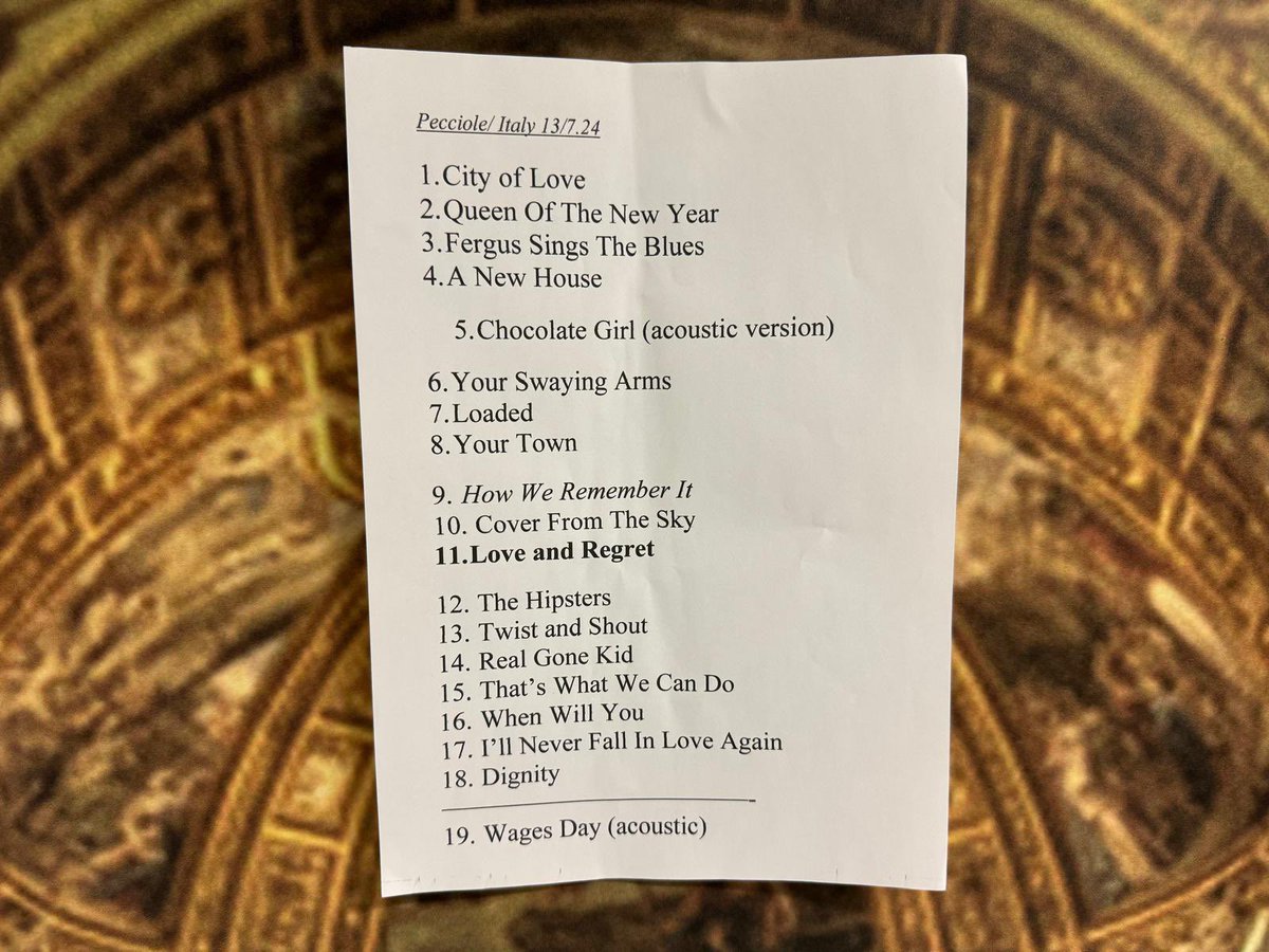 deaconbluemusic's tweet photo. 11Lune, Peccioli, Italy ๐ 13.07.24
โฉ Next stop: @BelladrumFest
#deaconblue #deaconbluelive #11lunepeccioli https://t.co/0KwiM43klm