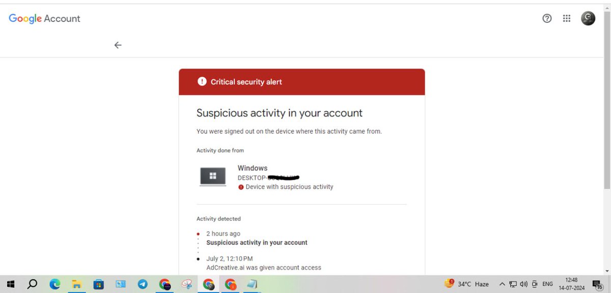 GI_Developers's tweet photo. This AI website misusing customer data and hacking their devices my pc 1 lakhs+ files now got corrupted please take action @TRIGGERHAPPYV1 @CrimeBranchDP @Cyberdost 
scam website - https://t.co/WVryhNdx9x
@AdCreativeai we are going to file court case also against u https://t.co/AGVk7yvFPe