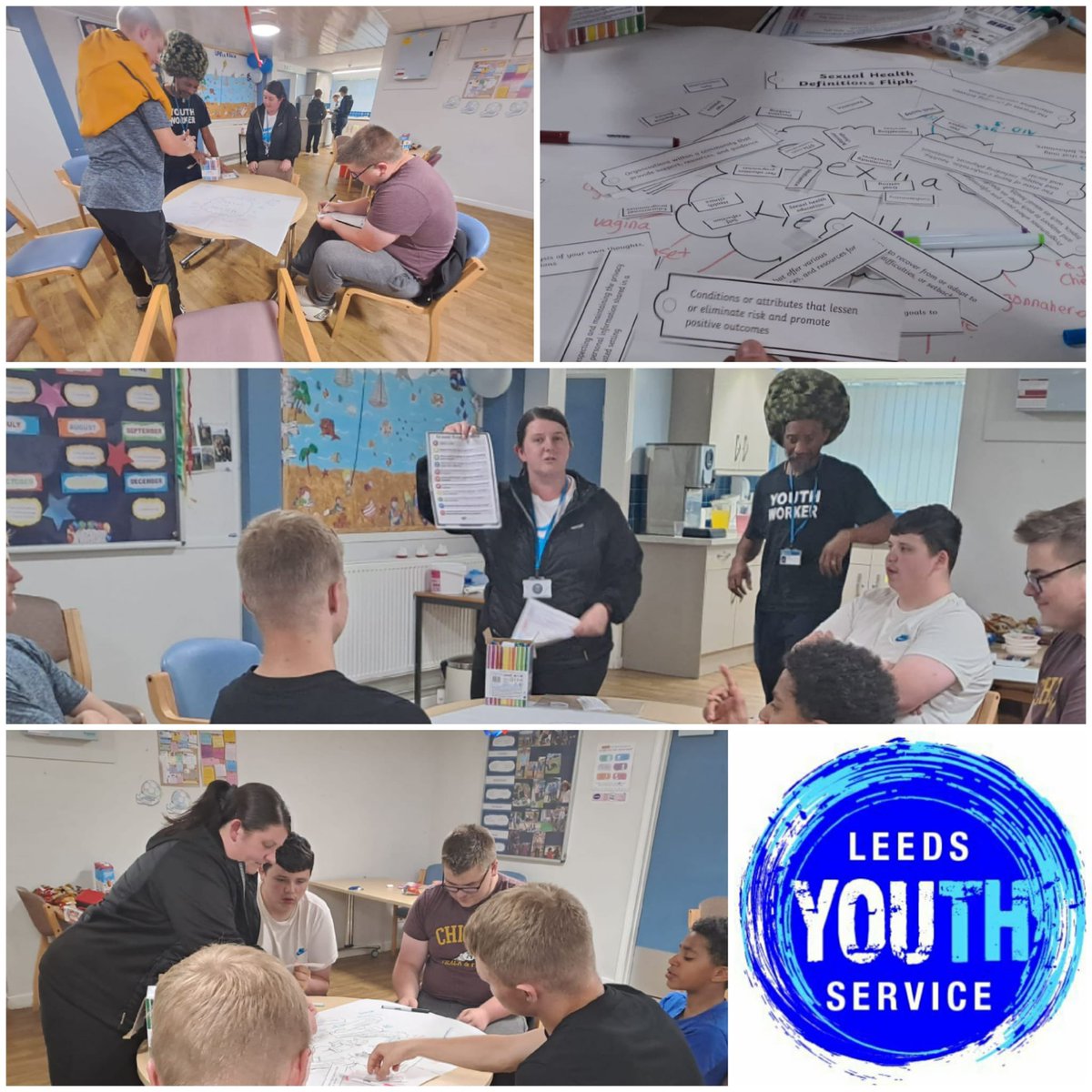 YouthServiceLCC's tweet photo. #Youngpeople from our #Barleyfields #Youthclub #engaged in a great session focussed on sexual health & well-being this week
#Wetherby
#Youthwork
#LeedsYouthService https://t.co/4ZSG84DvhO