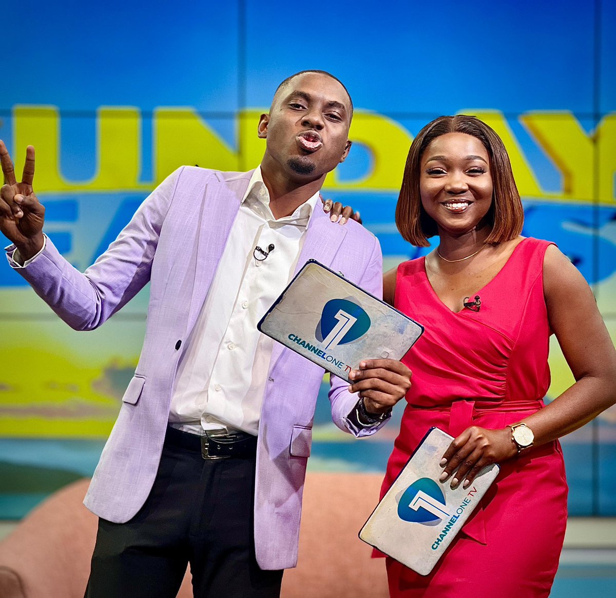 Channel1TVGHA's tweet photo. @eno_s and @mensaduncan are looking absolutely fabulous on today's episode of #BreakfastSunday 

Live stream conversation here: https://t.co/oLnKgpO9MH https://t.co/7VRXt1Ossg