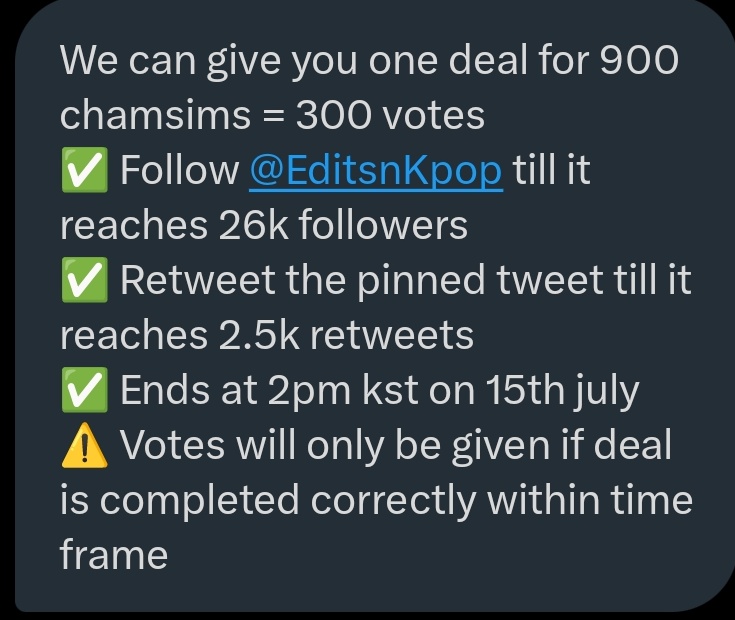 deukae2004's tweet photo. FOR DREAMCATCHER - SHOW CHAMPION 

- Follow @EditsnKpop till it reaches 26k followers
- Retweet the pinned tweet till it reaches 2.5k retweets .

Ends at 2pm kst on 15th July 

⚠️ Votes Will only be given if deal IS completed correctly within time frame https://t.co/HiQhqGXOAi