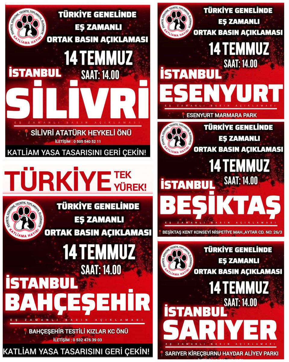 TBMM ye getirilen ÖLÜM yasasına karşı 14 Temmuz Pazar Saat 14.00’da, İSTANBUL ve Tüm Yurtta Eş Zamanlı Basın Açıklaması yapılacaktır. Sizler de bulunduğunuz yerde bu etkinliğe katılabilirsiniz. 
Bahçeşehir’de duyarlı sakinlerimizi bekliyoruz.
Yaşam bir haktır. #YasayiGeriÇek