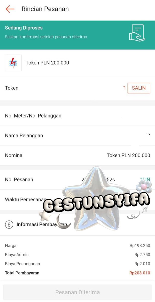 syifsaaa's tweet photo. Done🌟
Akulaku via token
Akulaku via token
Akulaku via tagihan
Spaylater via token
#zonauang #Zonajajan https://t.co/2a1YUJpTg8