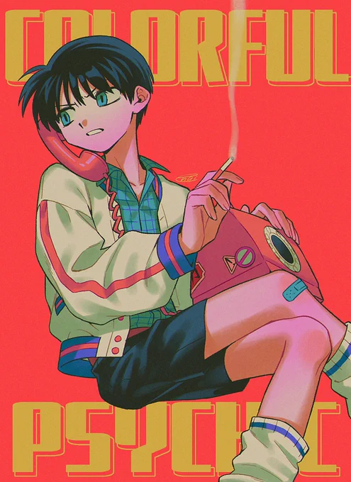 #カラフルサイキック 1番最初の絵のリメイク