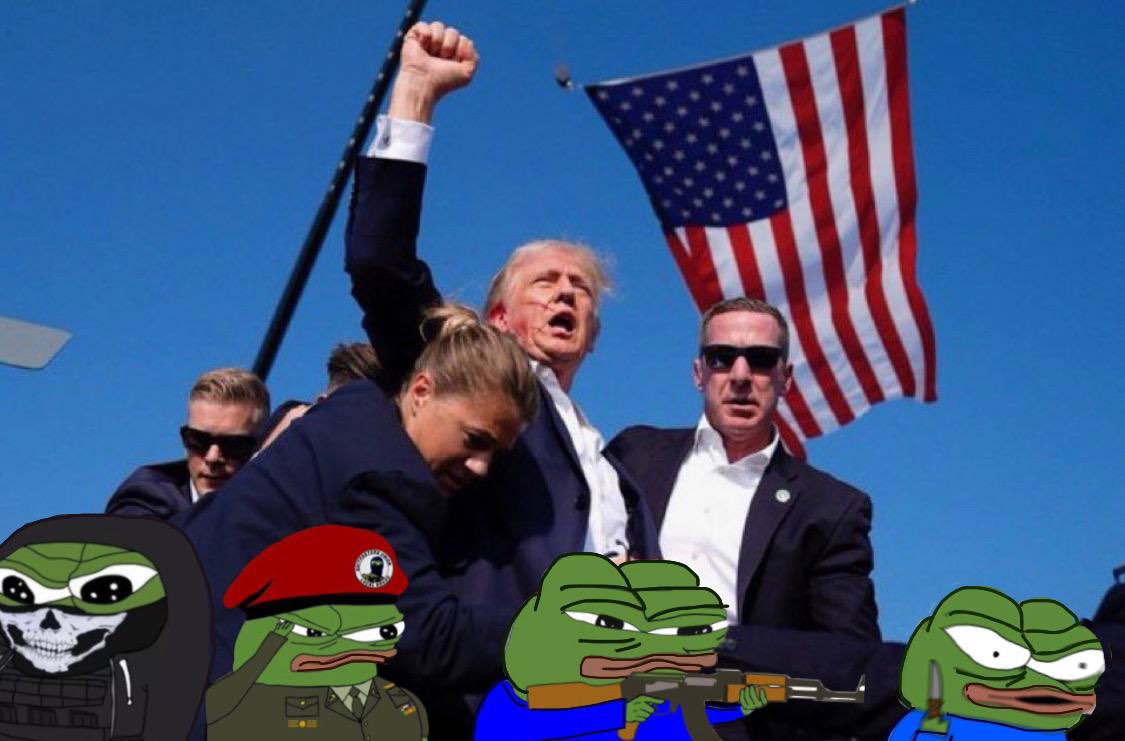 VladBlyatvich's tweet photo. Pensavate di far fuori Donaldo? Vi è andata male anche stavolta, schifosi broci nebroidi...
#TrumpSurvived https://t.co/QURzLOFefZ