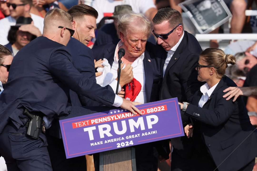 NdindiNyoro's tweet photo. President Donald Trump's assassination attempt at a rally in Pennsylvania must be condemned by the entire world. 

Political intolerance is the single most threat to democracy anywhere. Horrible.

We wish President Trump quick recovery.

We are African and Africa is our Business. https://t.co/wwVoLfOsgp