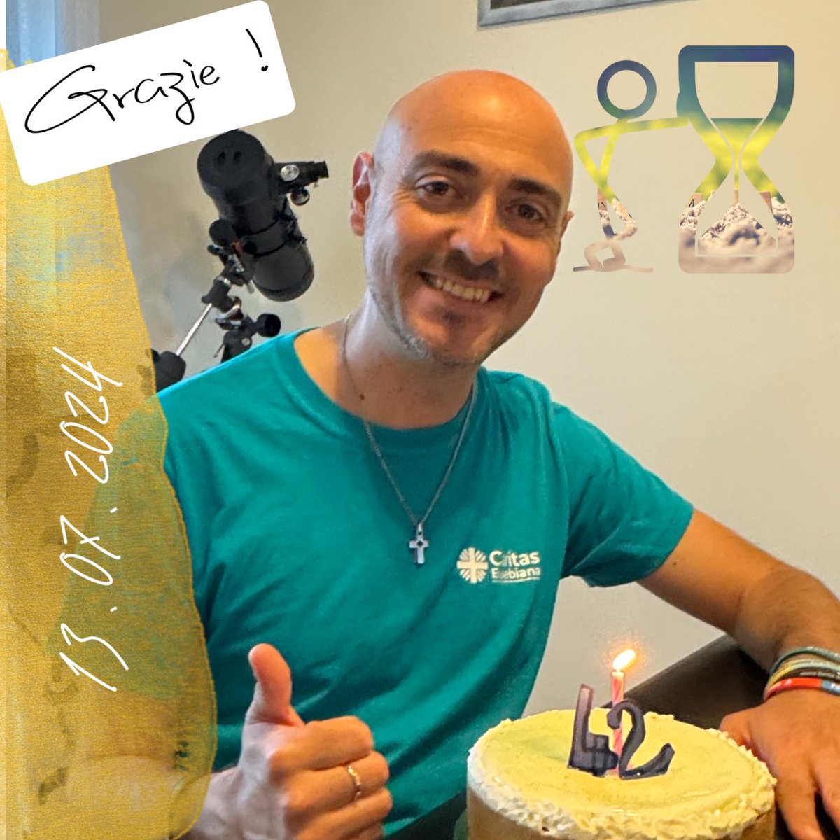 eduCarloGreco's tweet photo. ‼️Grazie per le telefonate, i messaggi, gli incontri di oggi. Ogni giorno, in un mondo così frenetico è difficile trovare il tempo per… eppure spesso lo troviamo senza accorgercene e così riempiamo di gioia la vita delle persone che “ricevono”.
Oggi è quel giorno!!! #birthday https://t.co/v68wvzk1u6
