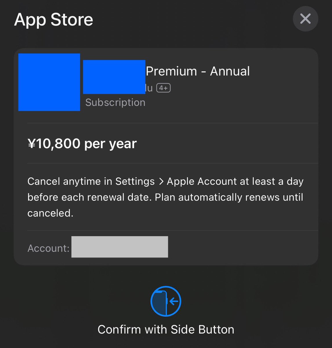 RogerTakada's tweet photo. @AppleSupport @AppStore 

This app offers 3 types of subscriptions… how to choose a different one before subscribe? i don’t want 1 year option cause I need just 1 month.

#appstore #apple #tech #faq https://t.co/B1wWXtvFIj