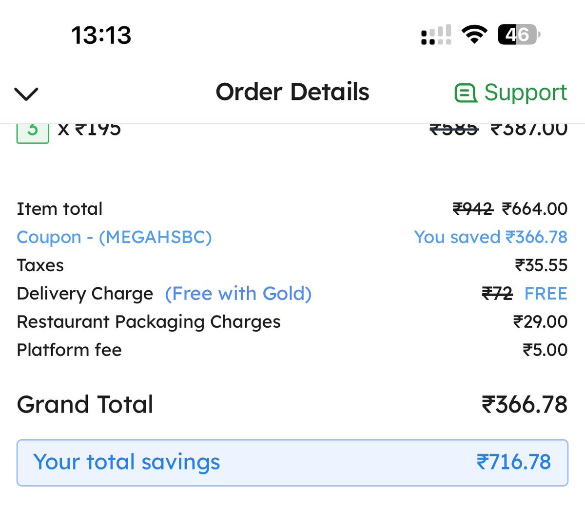 amitsawji's tweet photo. @AmazingCreditC Crazy offer. Used it yesterday! https://t.co/NQjsfeeYnT