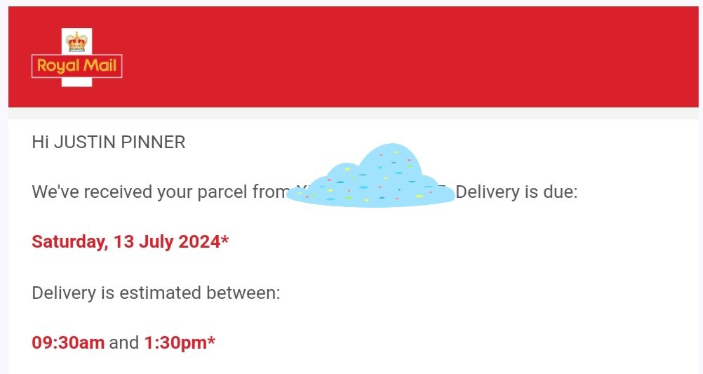 _JustinPinner's tweet photo. Hey @eBay / @RoyalMail, I'd rather you said nothing than something that just isn't true. Sure there's the "*Please be aware any time or date shown is not a guarantee." disclaimer, but disappointment leaves a greater negative feeling than simply not knowing. https://t.co/1e0skaVruU