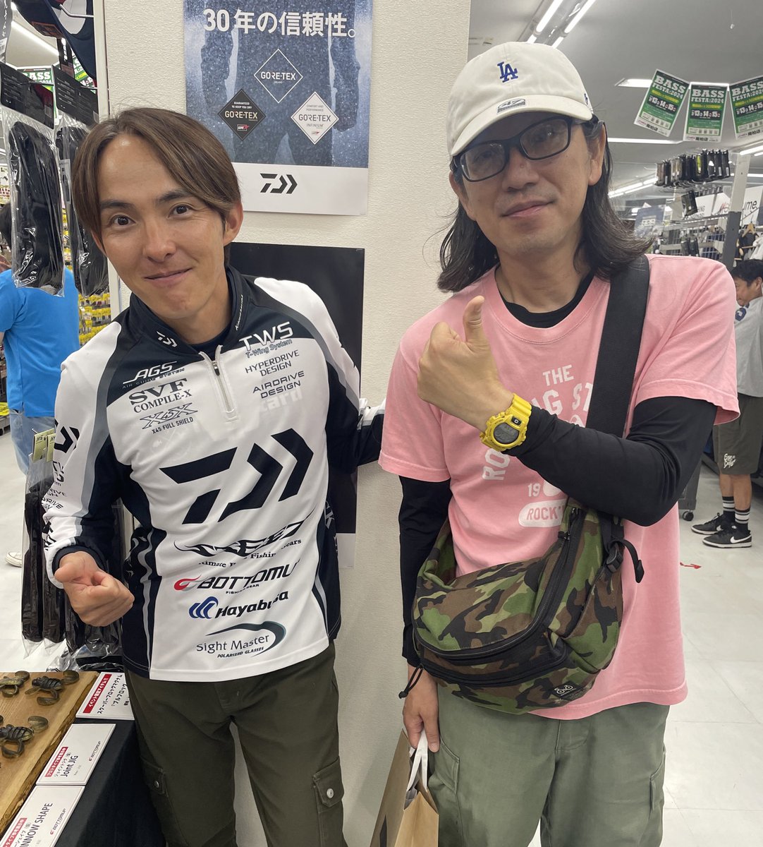 suicide999's tweet photo. #今日のフェスタ
#バスフェスタ2024
#キャスティング南柏店
#ジャッカル
#JACKALL
#馬場拓也 プロ
#Bottomup
#ボトムアップ
#川村光大郎 プロ
#グローブライド
#GLOBERIDE
#DAIWA
#ダイワ
#内山幸也 プロ
#バスフェスタ https://t.co/TkDUKXQgDr